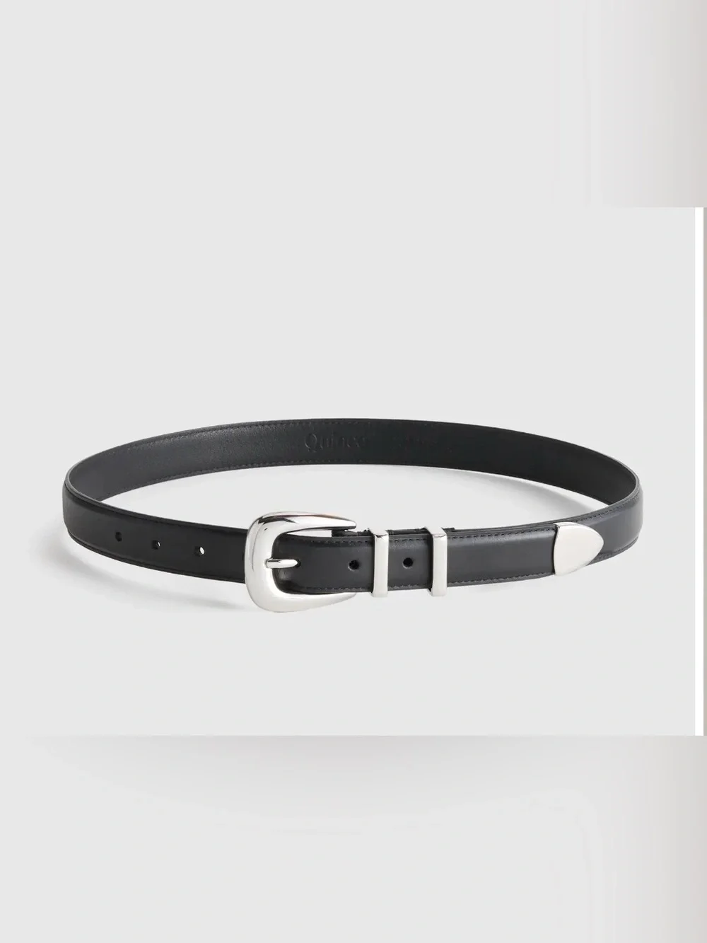 Nation Los Angeles Lola black Leather western belt size small
